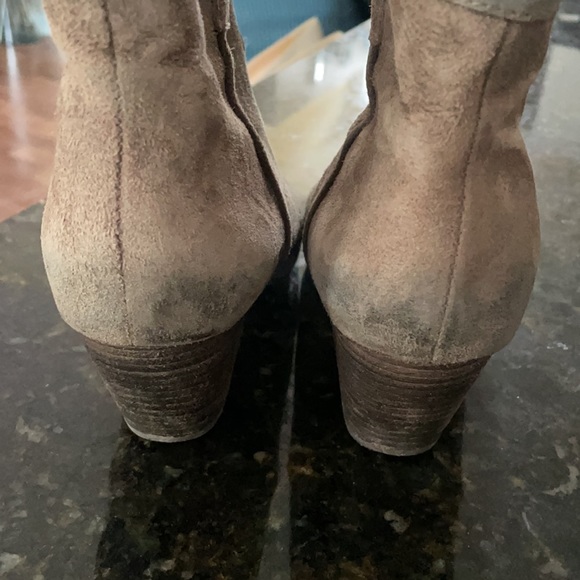 Ash Jalouse Suede/Leather Booties - Picture 6 of 8